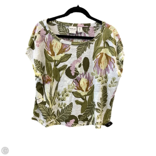 Top Short Sleeve By Rachel Zoe In Multi-colored, Size: L