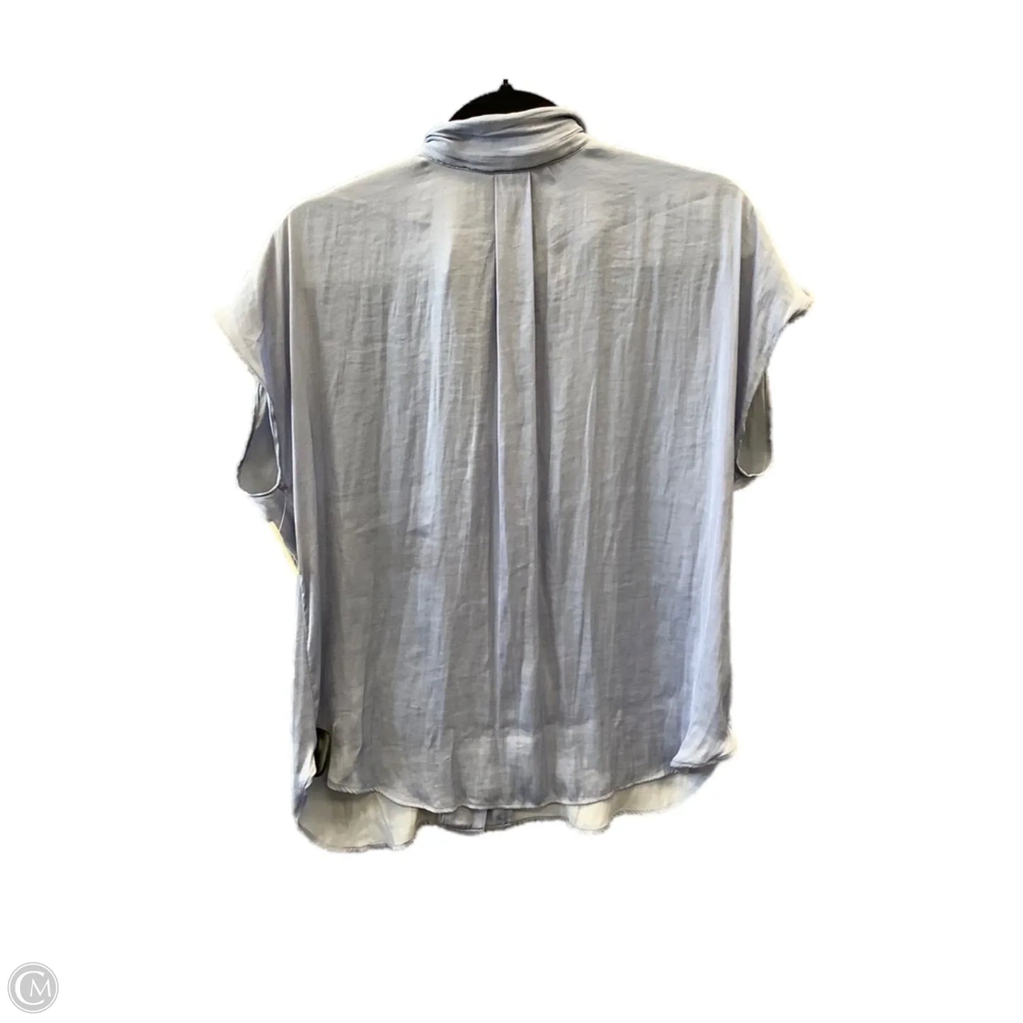 Top Short Sleeve By Nine West In Blue, Size: L