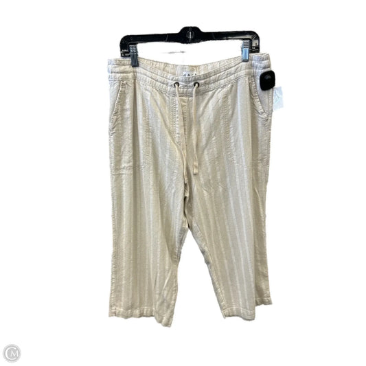 Capris By Cme In Beige, Size: 12