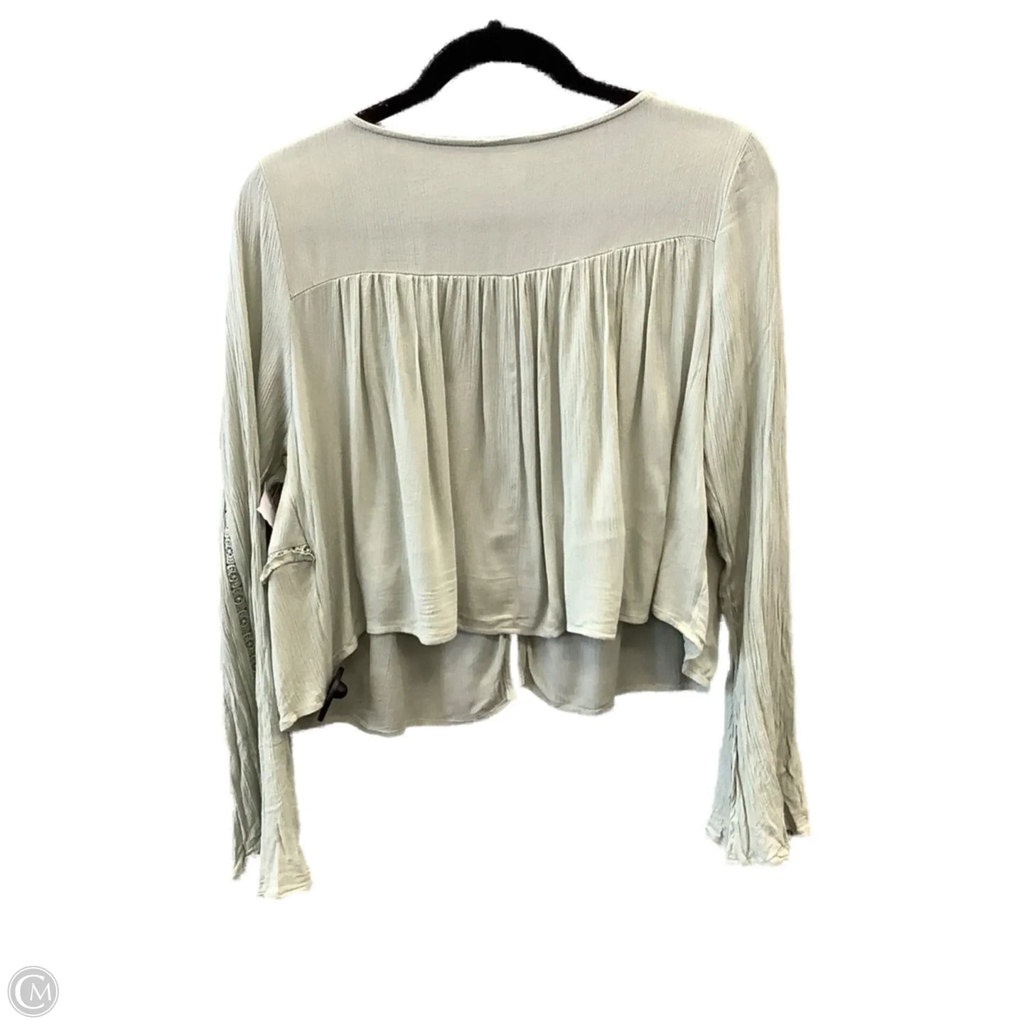 Top Long Sleeve By Clothes Mentor In Green, Size: L