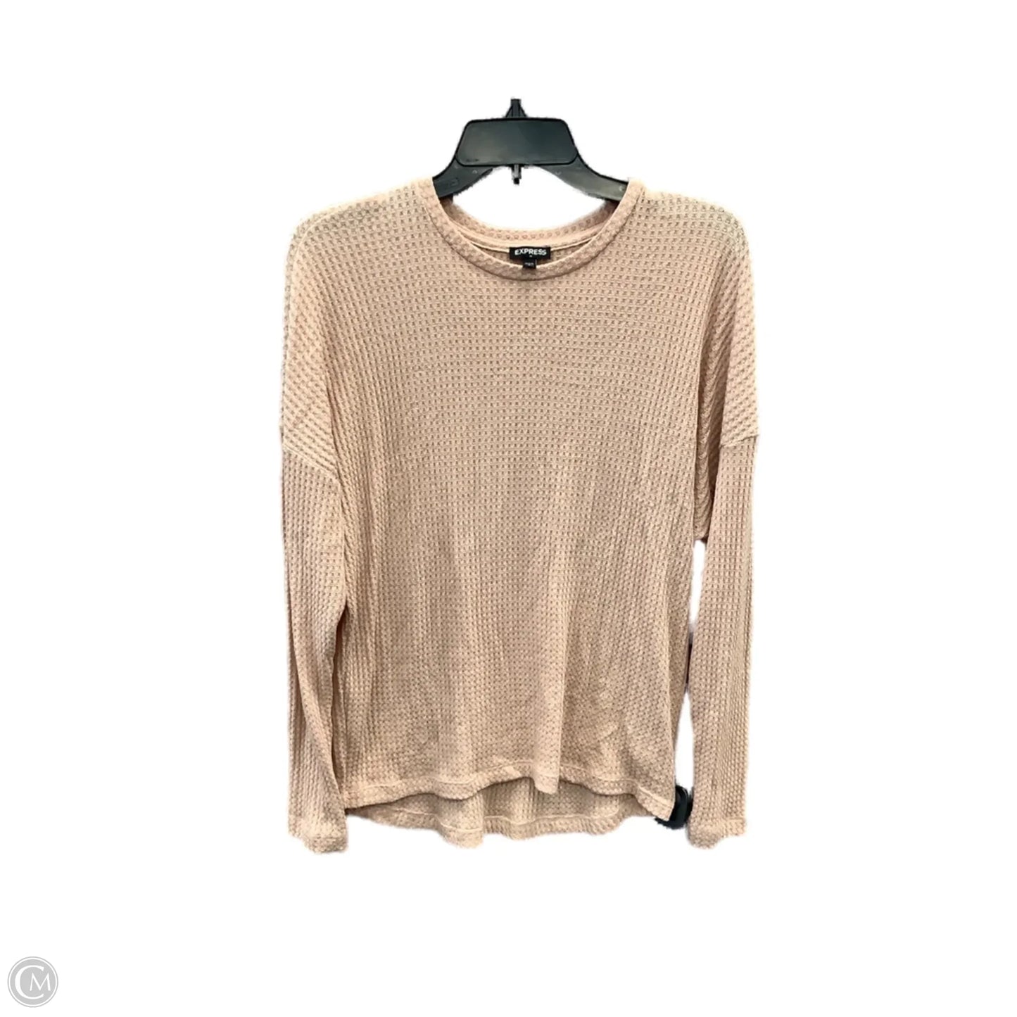 Top Long Sleeve By Express In Pink, Size: S