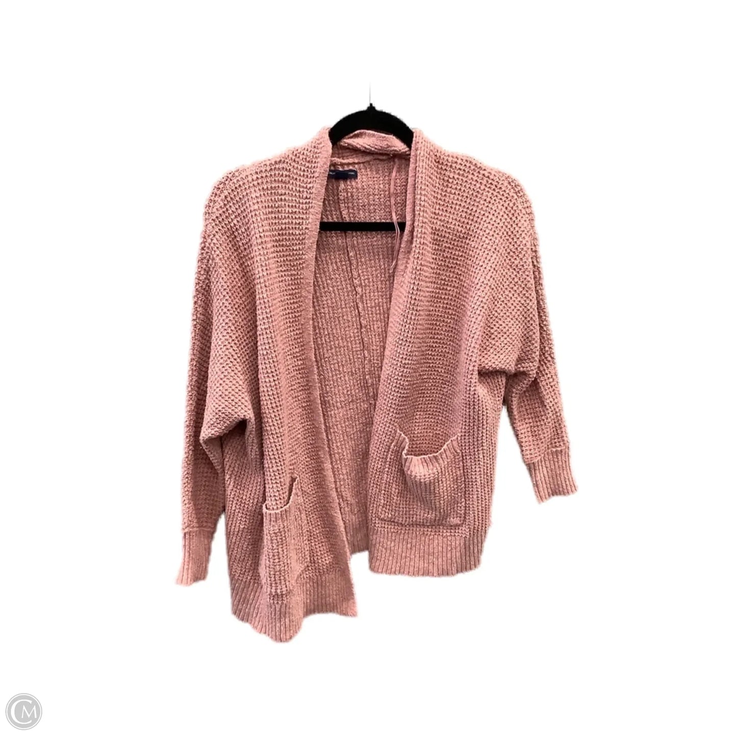 Sweater Cardigan By American Eagle In Pink, Size: Xs