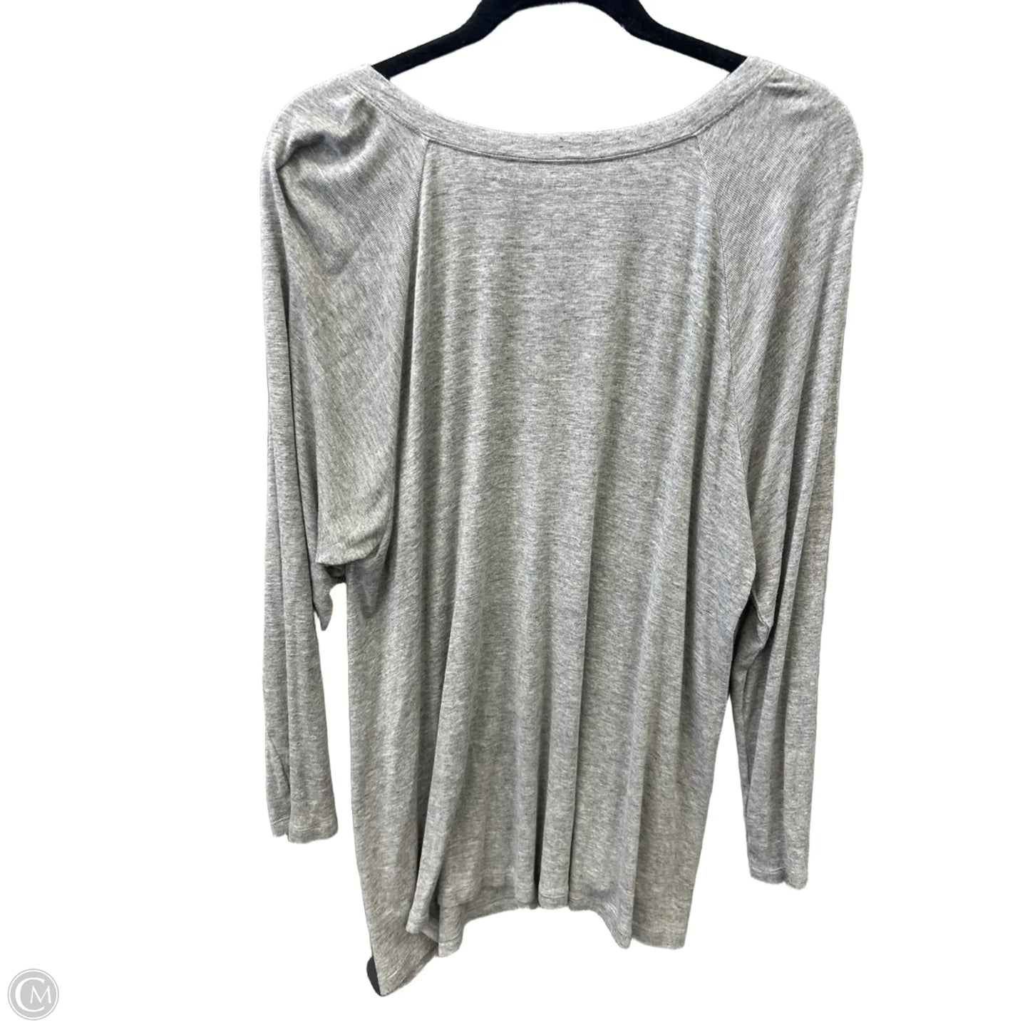 Top Long Sleeve By Cabi In Grey, Size: M