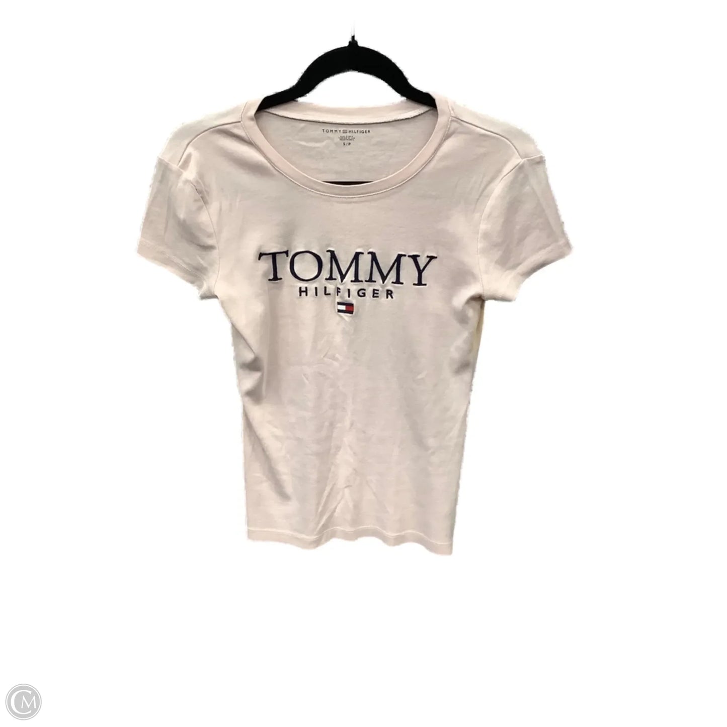 Top Short Sleeve By Tommy Hilfiger In Pink, Size: S