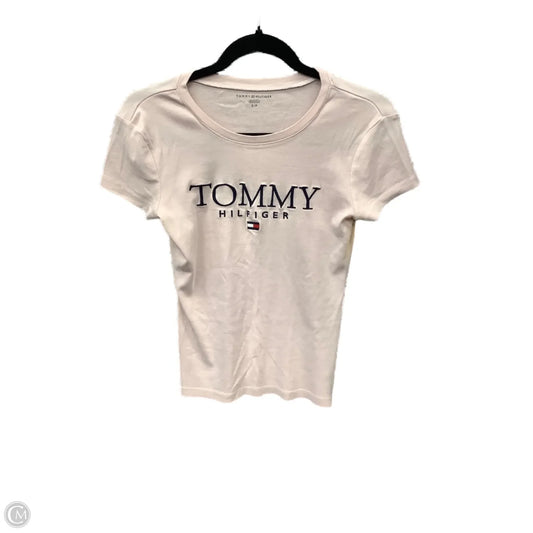 Top Short Sleeve By Tommy Hilfiger In Pink, Size: S