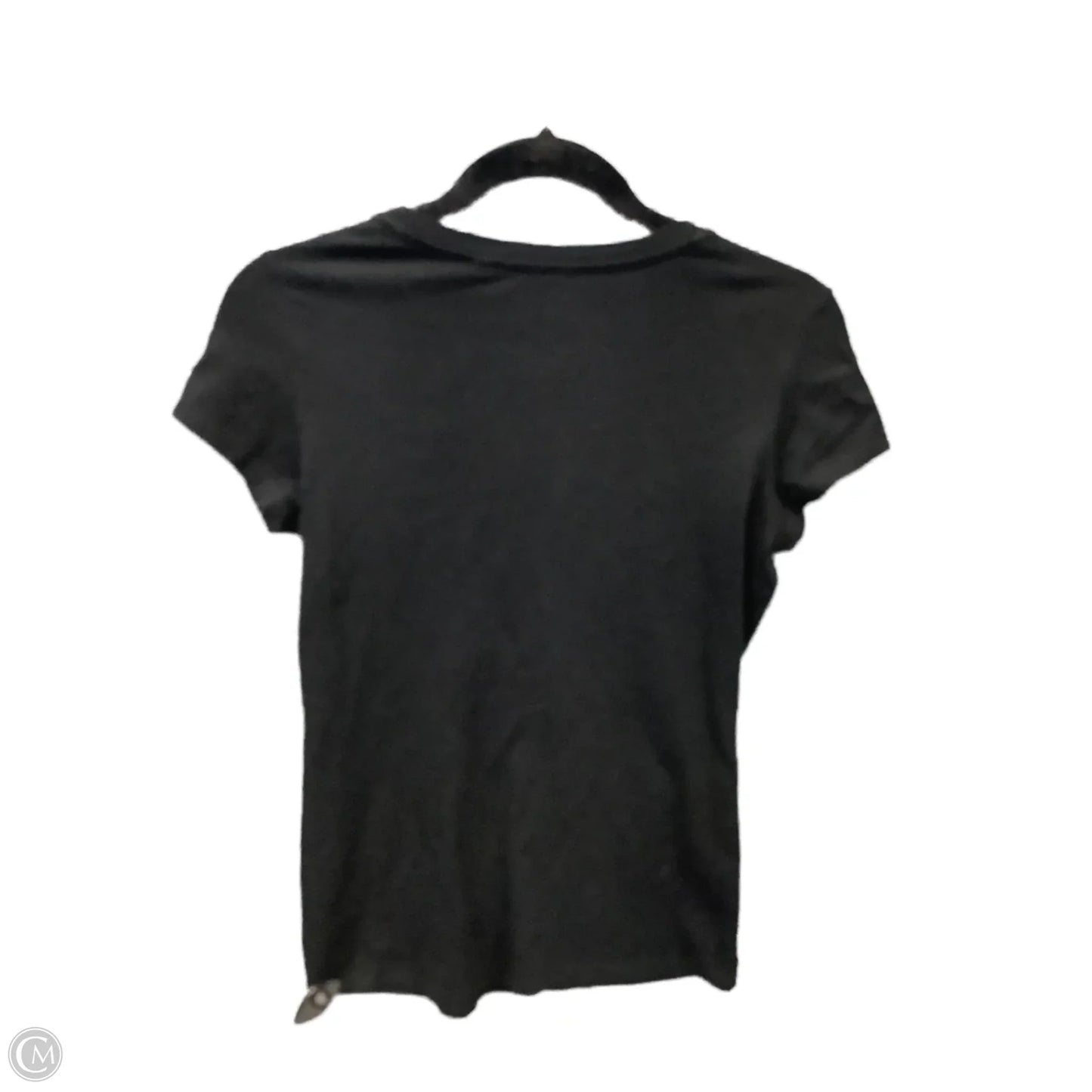 Top Short Sleeve By Guess In Black, Size: M