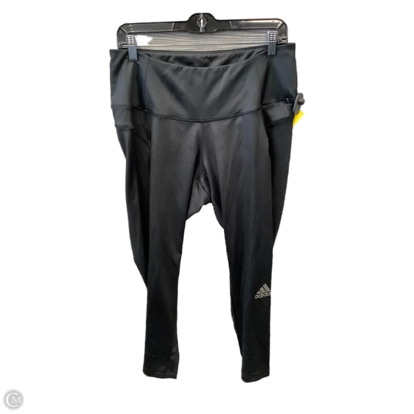 Athletic Leggings By Adidas In Black, Size: 1x