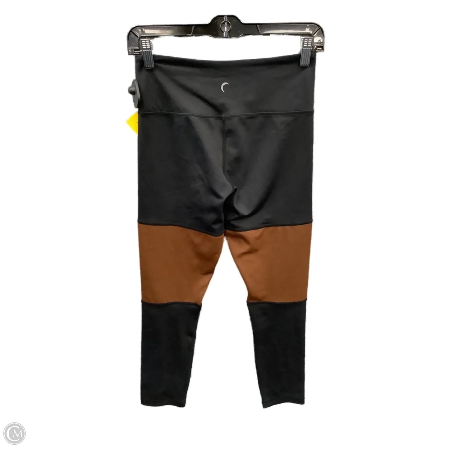 Athletic Leggings Capris By Zyia In Black & Brown, Size: M