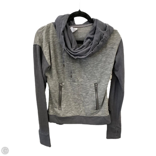 Sweatshirt Collar By Te Verde In Grey, Size: S