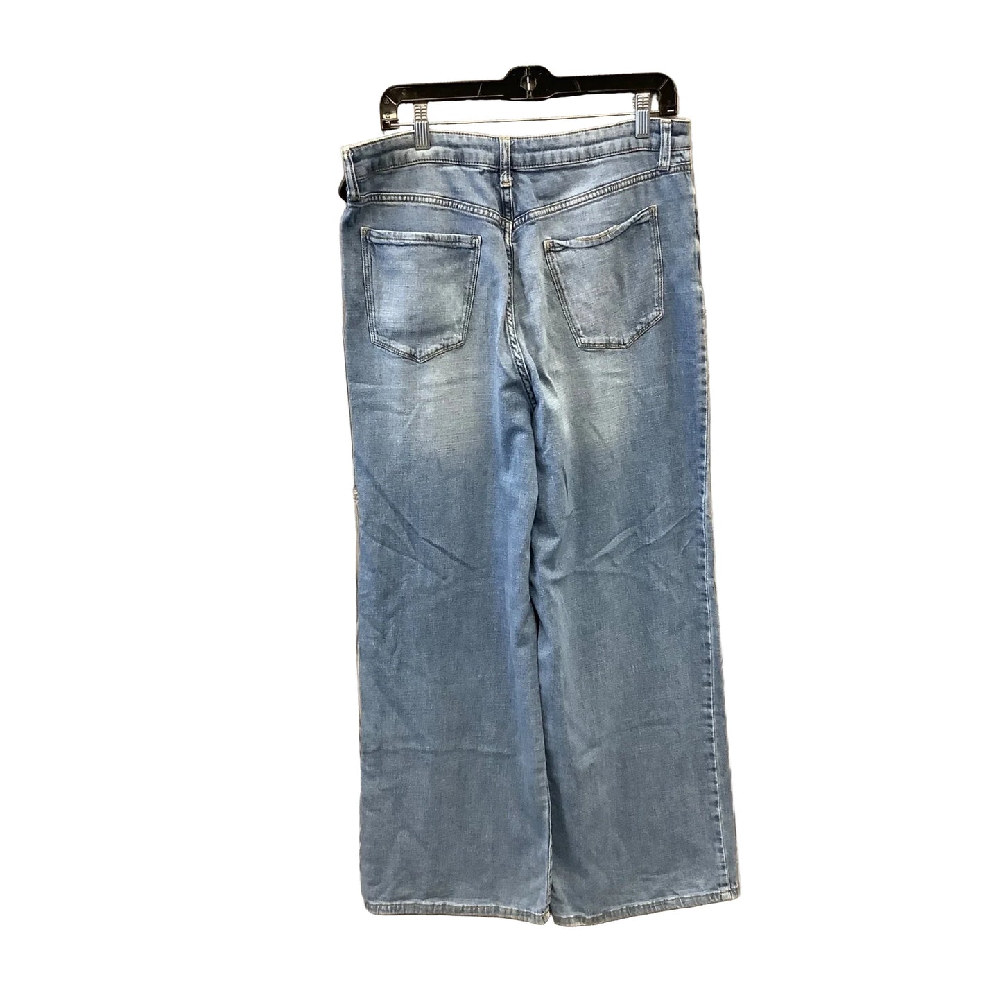 Jeans Wide Leg By Lc Lauren Conrad In Blue Denim, Size: 14