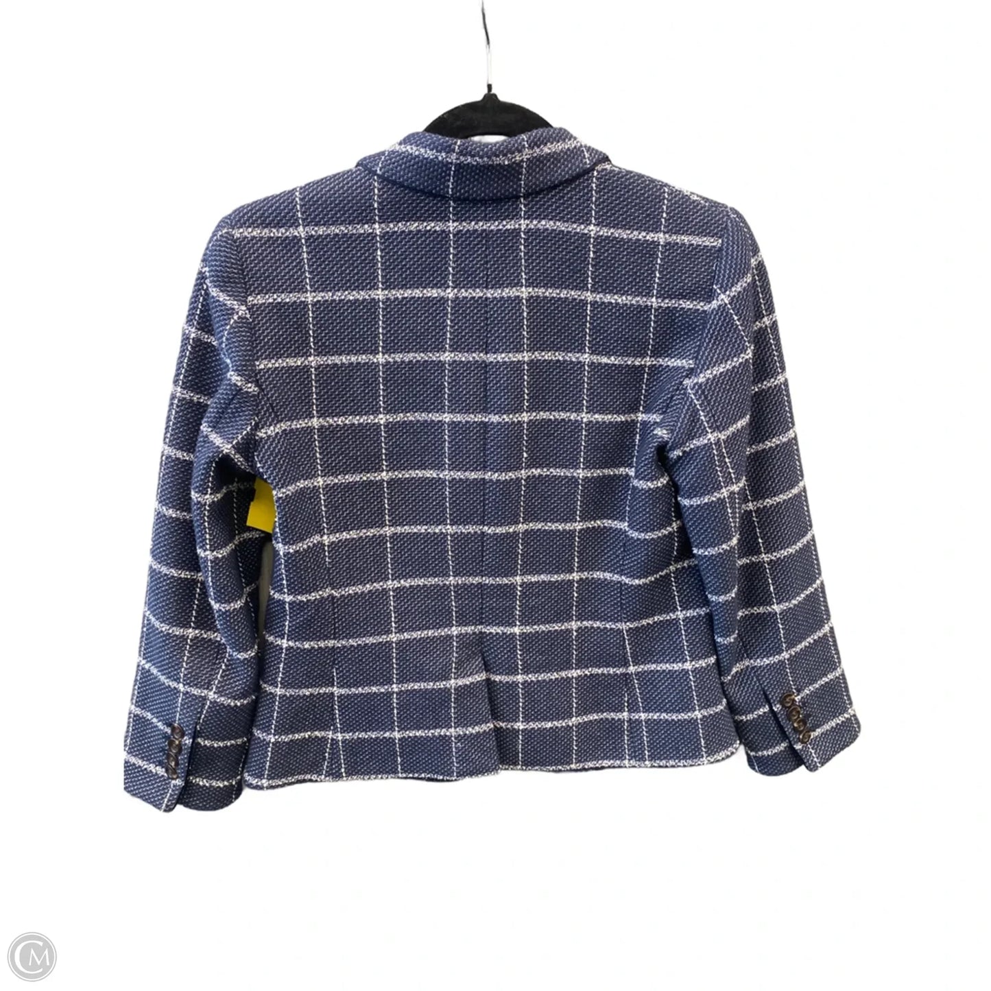 Blazer By Ann Taylor In Blue & White, Size: Xsp