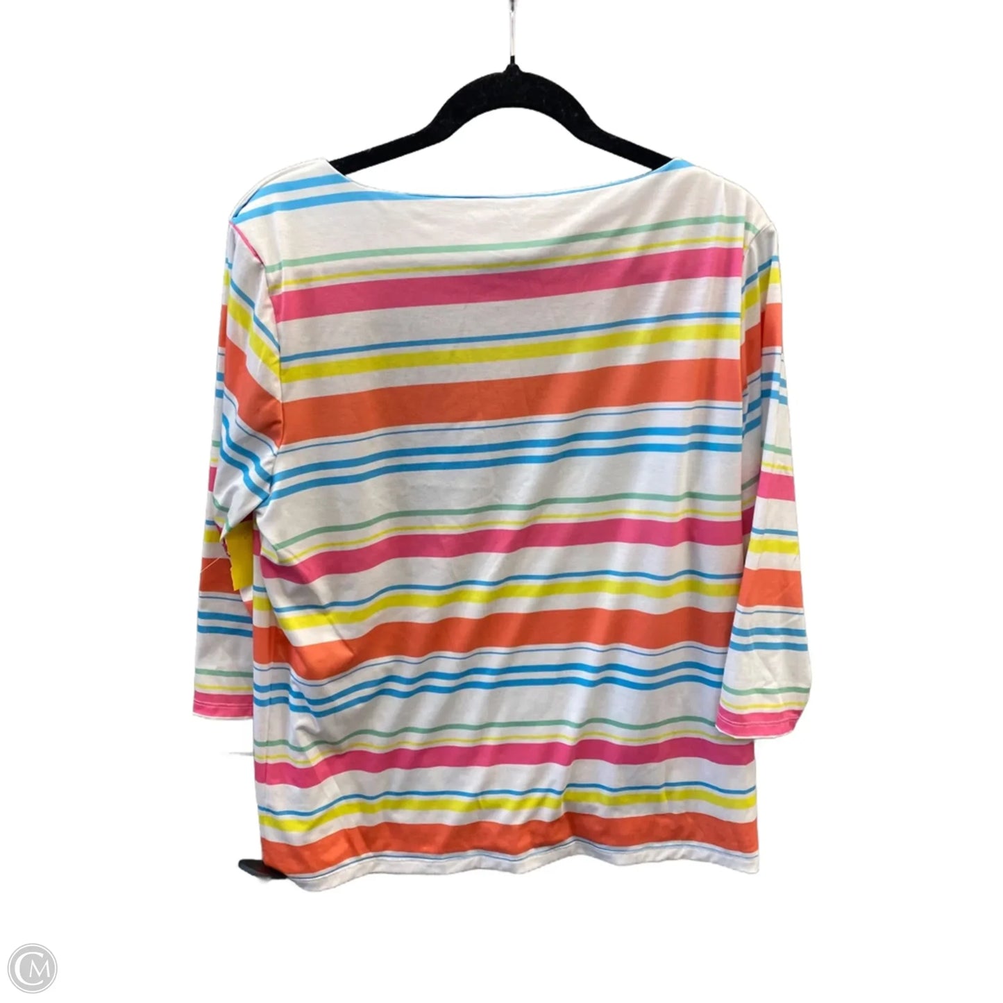 Top Long Sleeve By Onque In Striped Pattern, Size: Xl
