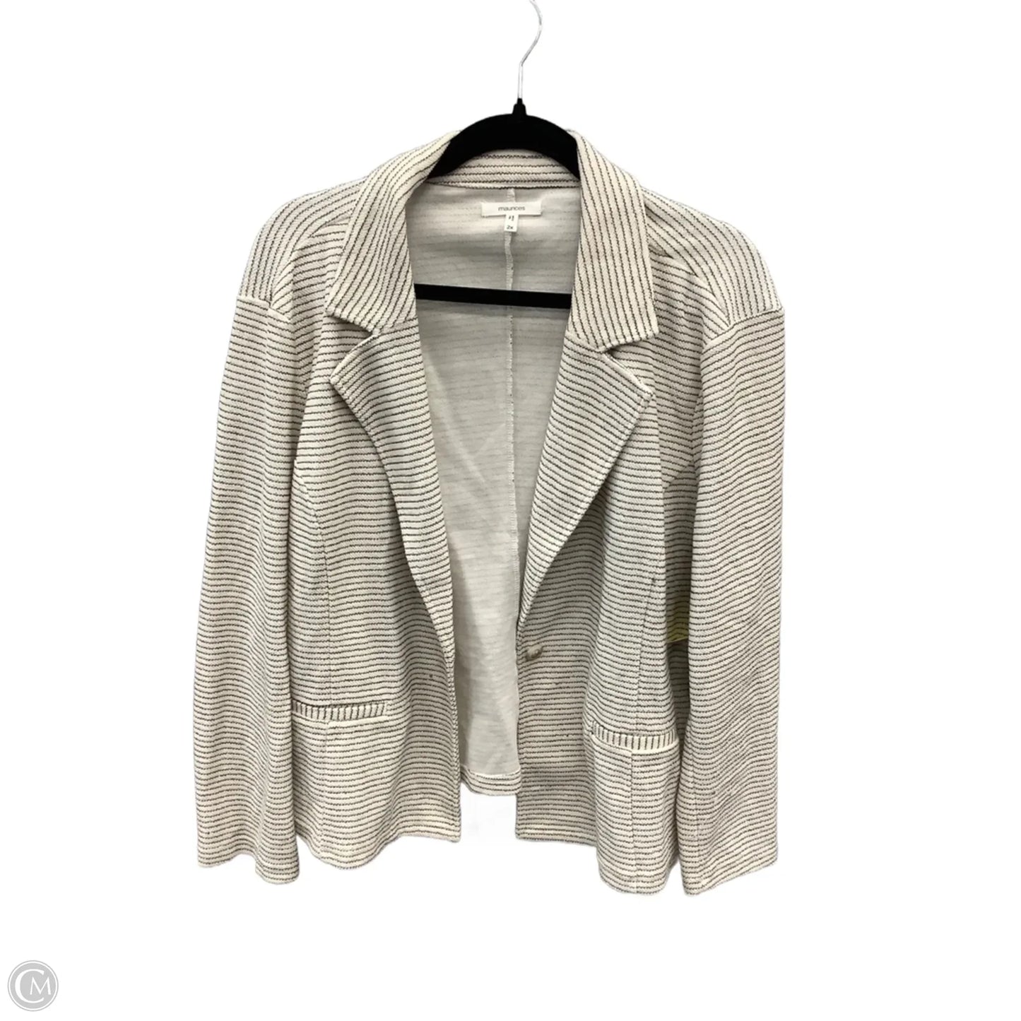 Blazer By Maurices In Cream, Size: 2x
