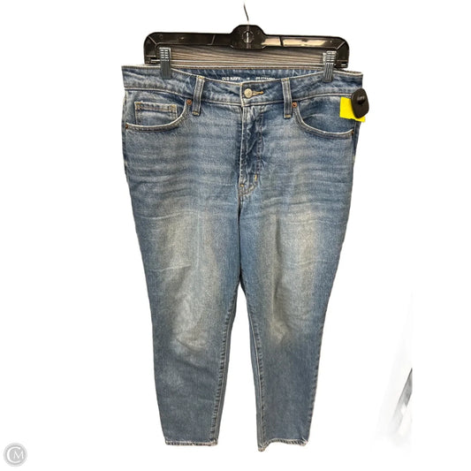 Jeans Straight By Old Navy In Blue Denim, Size: 10