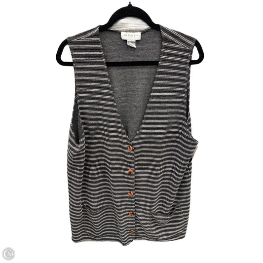 Tunic Sleeveless By Clothes Mentor In Grey, Size: L
