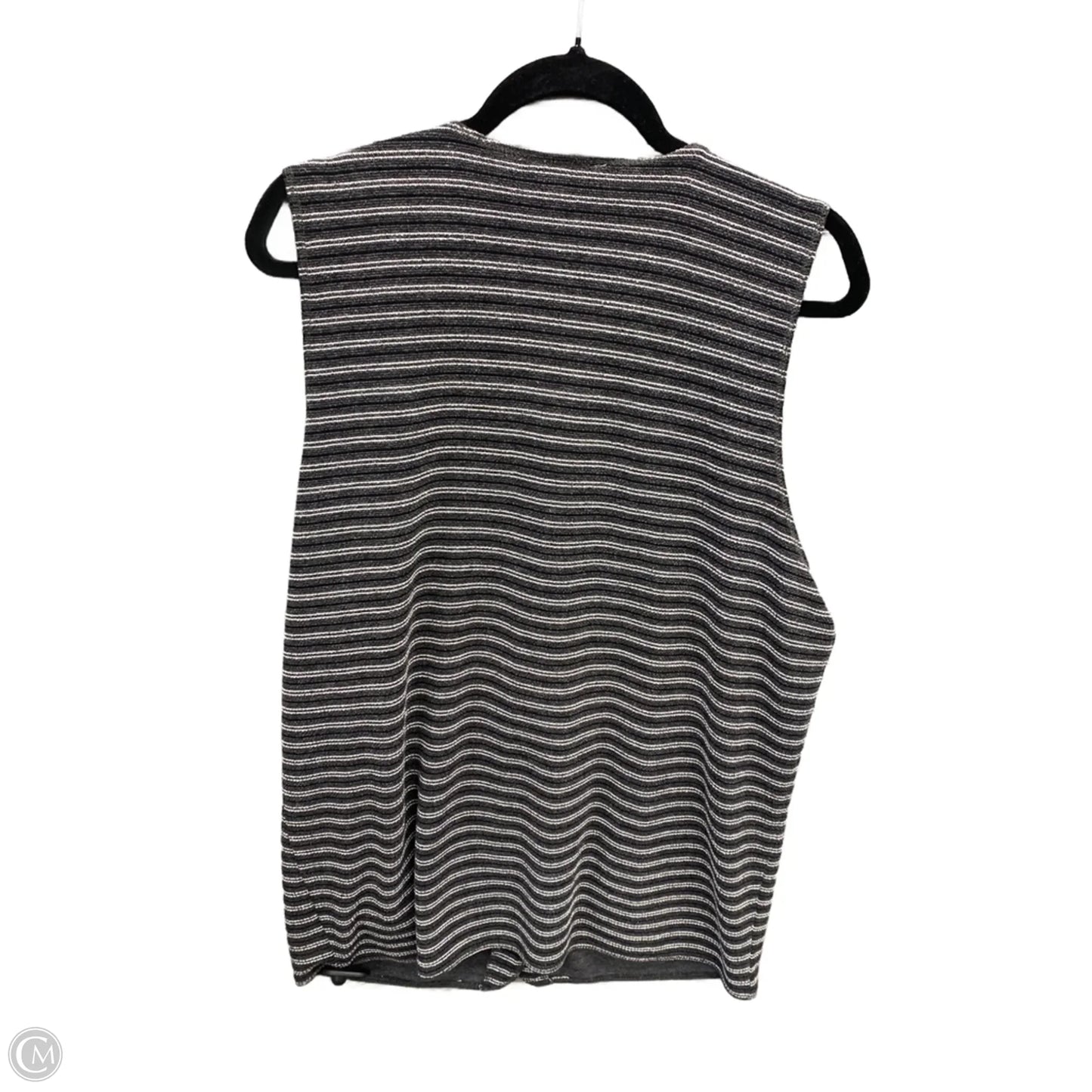 Tunic Sleeveless By Clothes Mentor In Grey, Size: L
