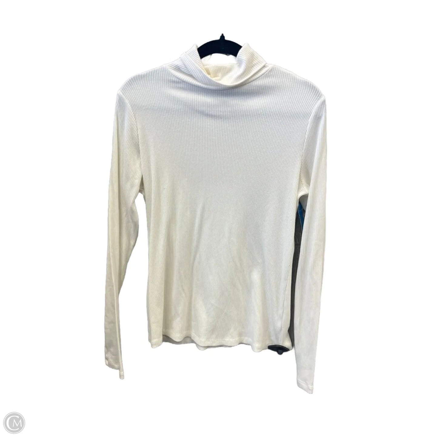 Top Long Sleeve By Old Navy In White, Size: L