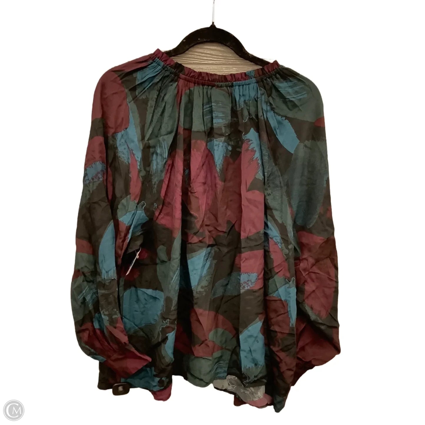 Top Long Sleeve By Ava & Viv In Multi-colored, Size: 2x