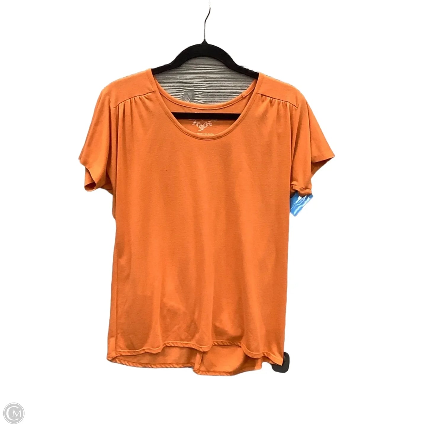 Top Short Sleeve By Sonoma In Orange, Size: M