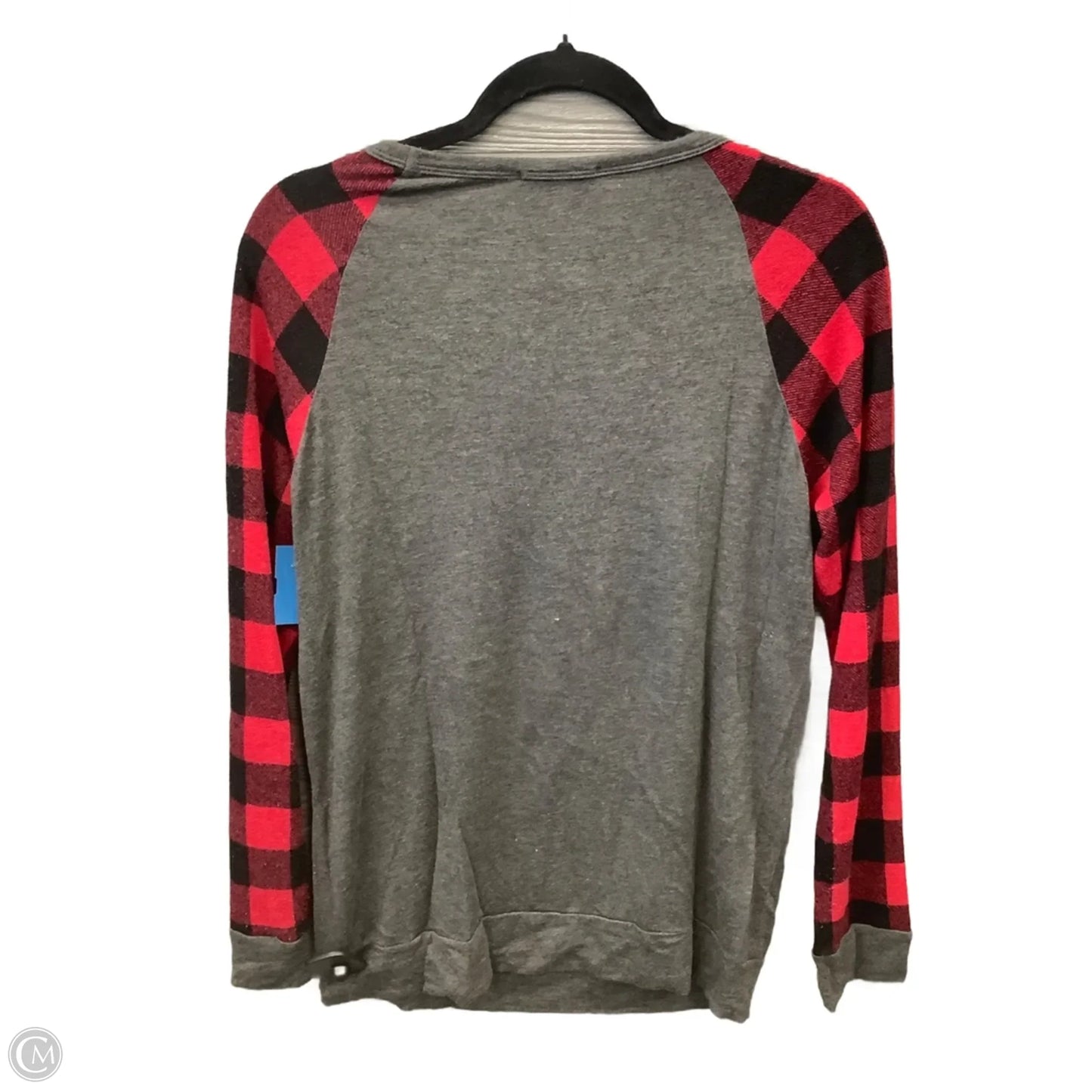 Top Long Sleeve By Zutter In Grey, Size: S
