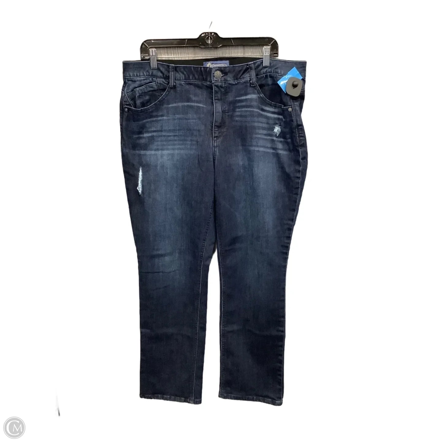 Jeans Straight By Democracy In Blue Denim, Size: 16
