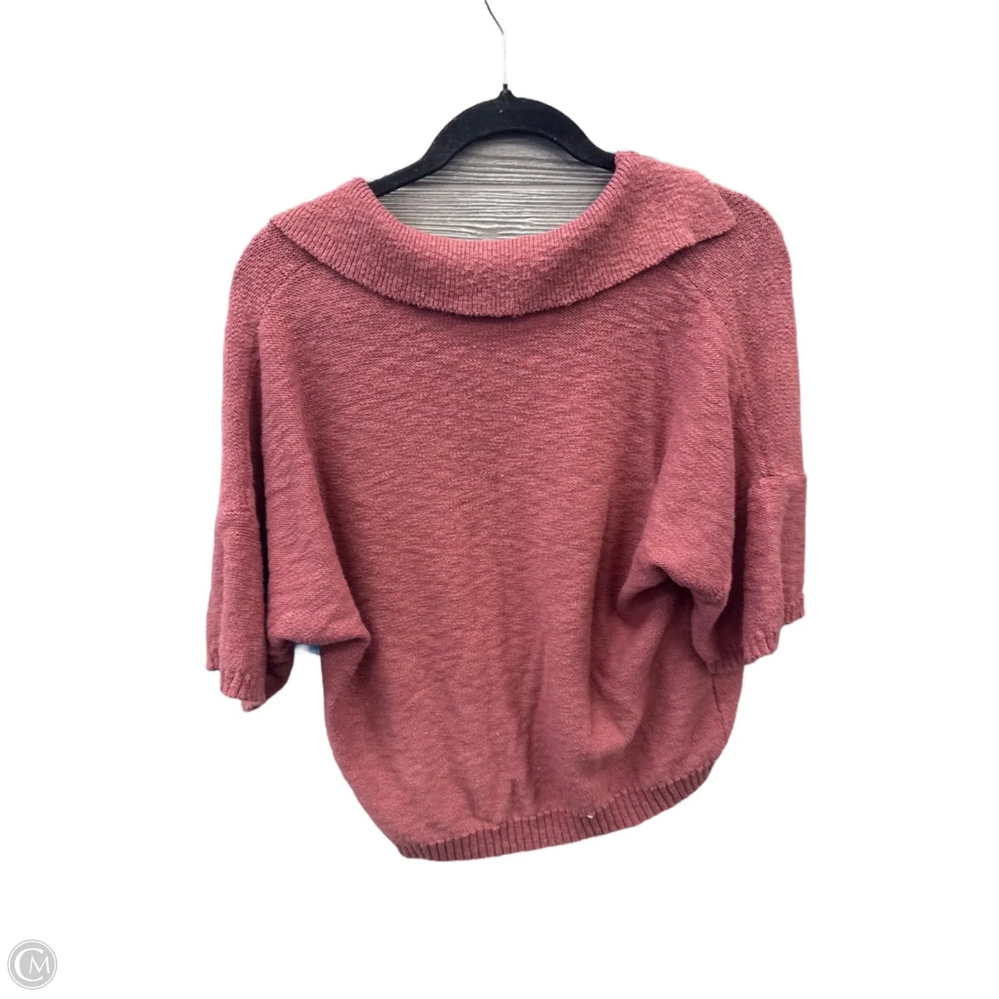 Top Short Sleeve By Loft In Pink, Size: L