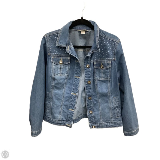 Jacket Denim By Christopher And Banks In Blue Denim, Size: M