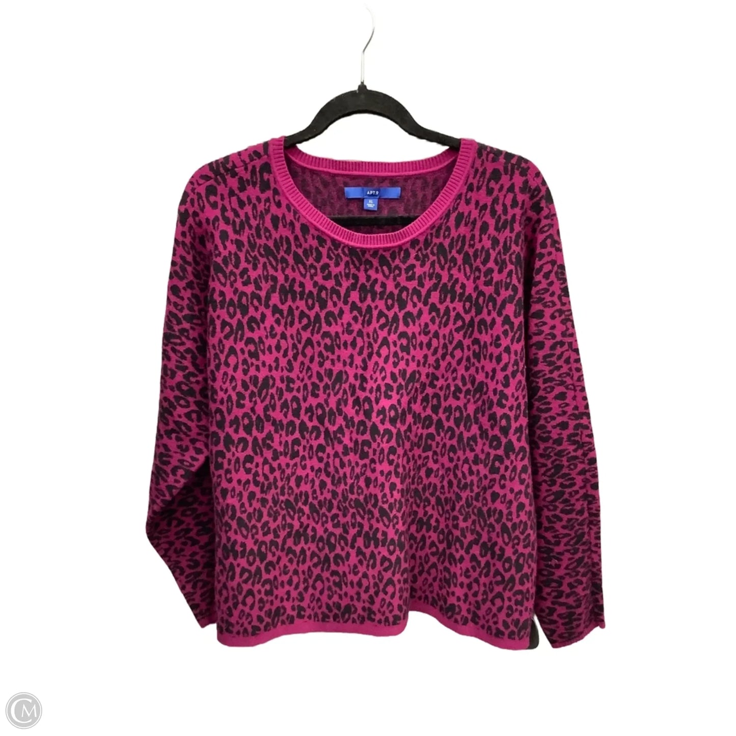 Sweater By Apt 9 In Purple, Size: Xl
