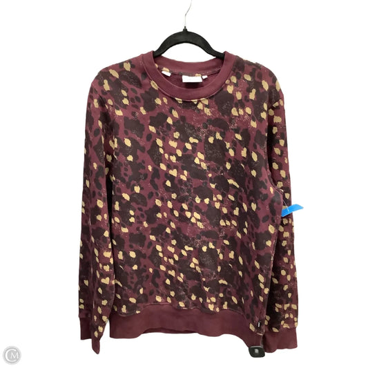 Sweatshirt Crewneck By Clothes Mentor In Animal Print, Size: M
