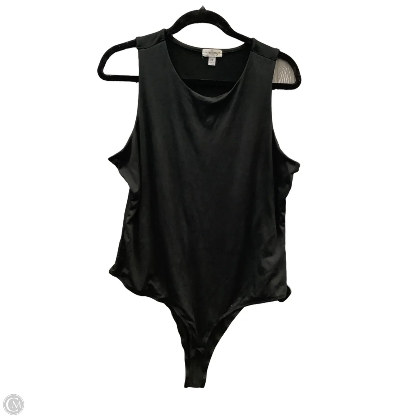 Top Sleeveless By Clothes Mentor In Black, Size: 2x