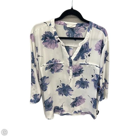Top Long Sleeve By Maurices In White, Size: 3x