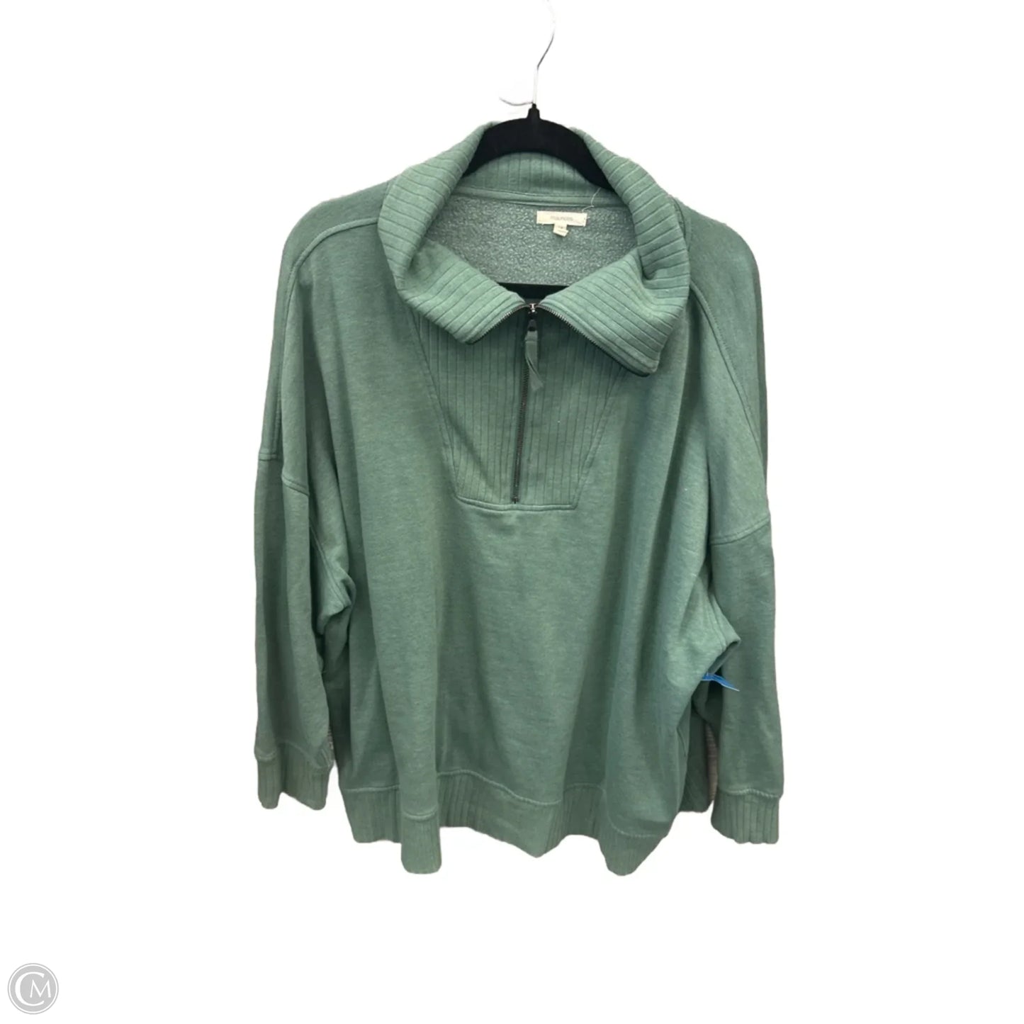 Sweatshirt Collar By Maurices In Green, Size: 3x