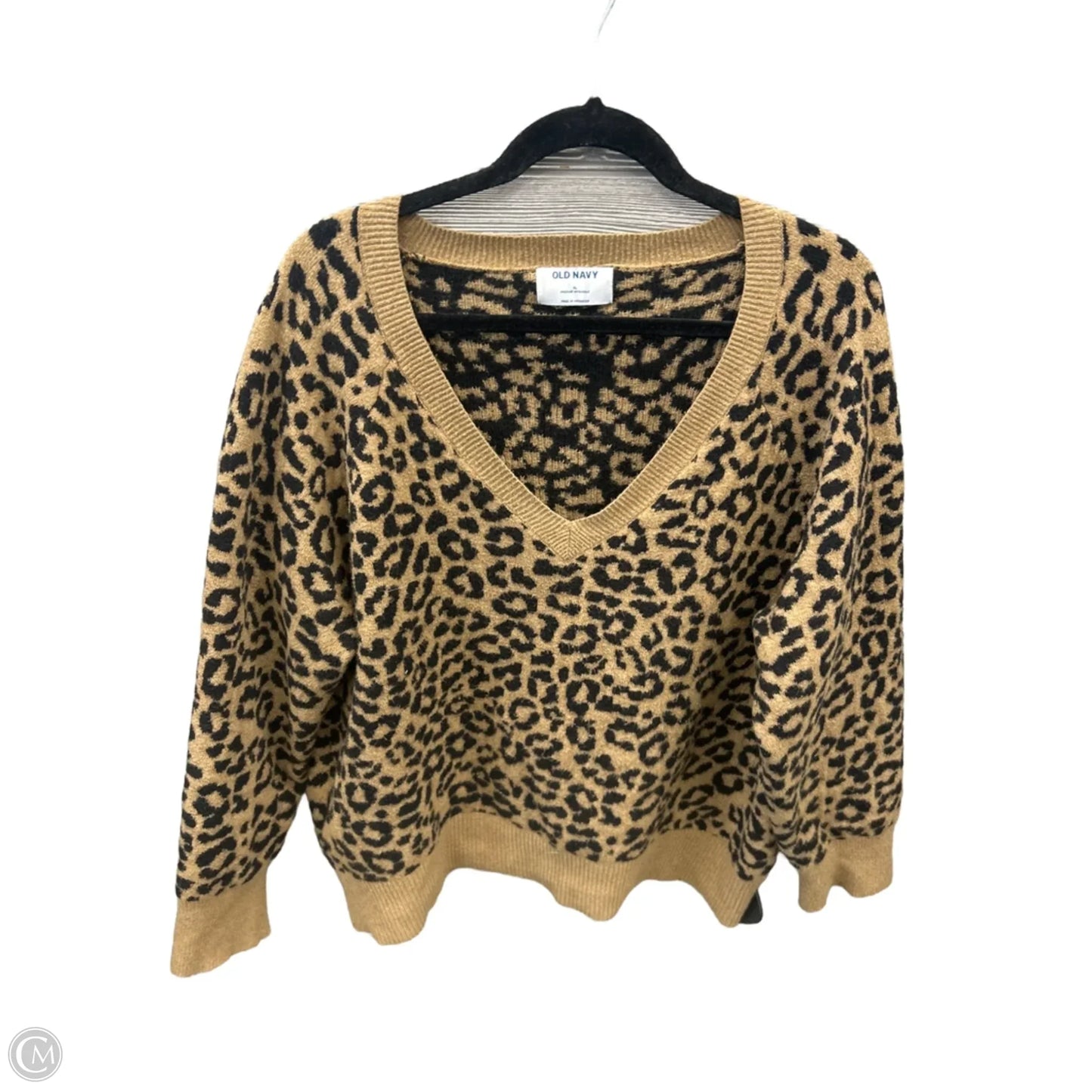 Sweater By Old Navy In Animal Print, Size: Xl