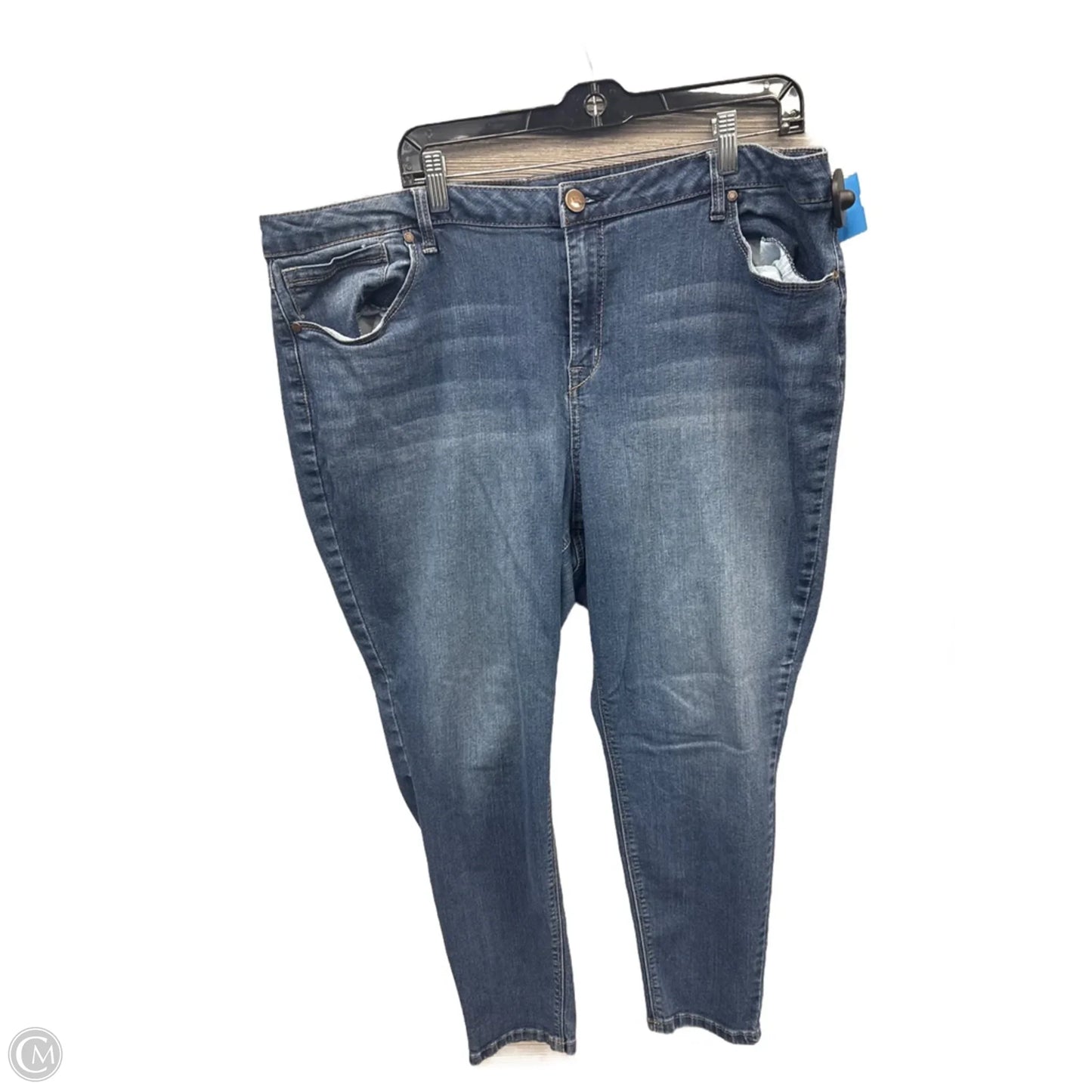 Jeans Skinny By 1822 Denim In Blue Denim, Size: 24