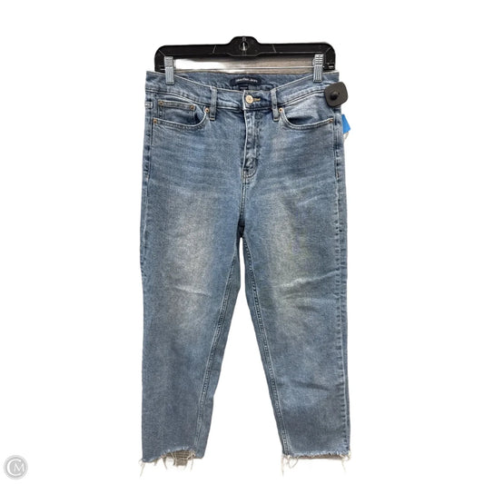 Jeans Straight By Calvin Klein In Blue Denim, Size: 10