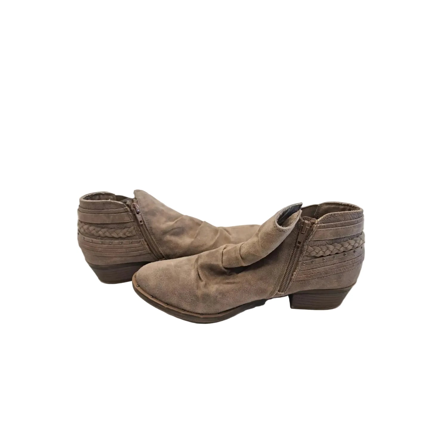 Boots Ankle Flats By Maurices In Brown, Size: 9