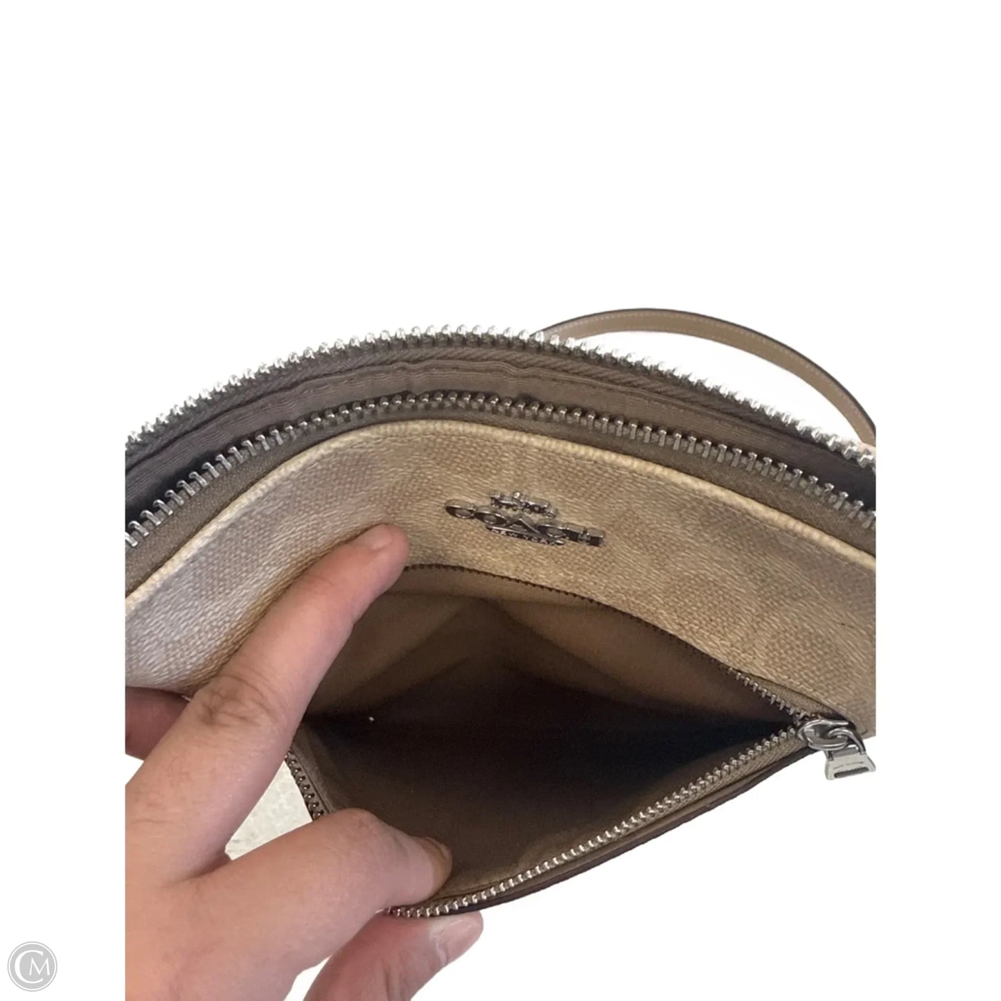 Crossbody Designer By Coach, Size: Medium