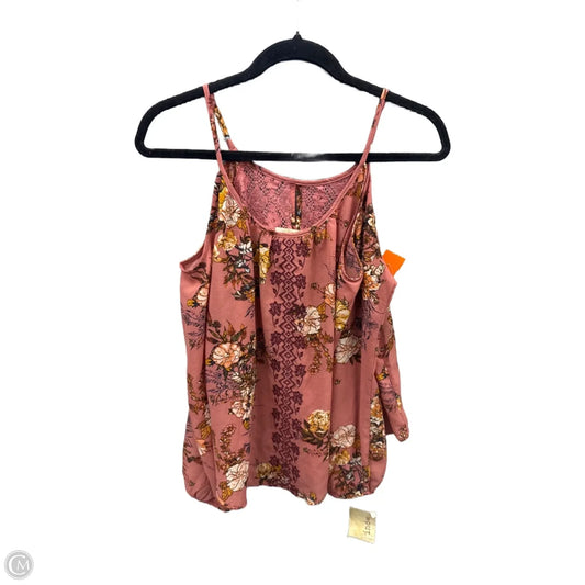 Top Long Sleeve By Rewind In Pink, Size: M