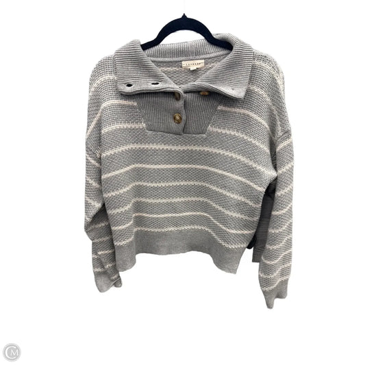 Sweater By Promesa In Grey, Size: S