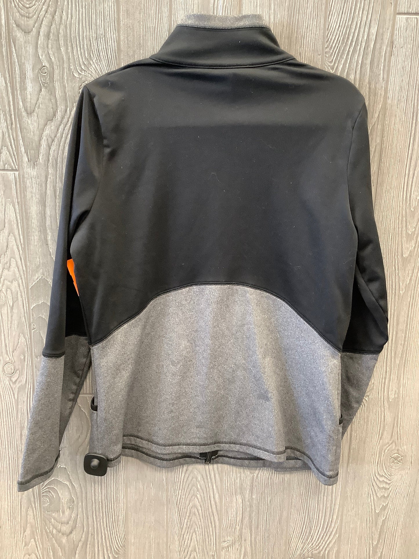 Athletic Jacket By The North Face In Black & Grey, Size: L