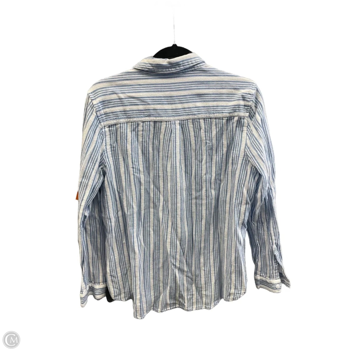 Top Long Sleeve By Beachlunchlounge In Striped Pattern, Size: L