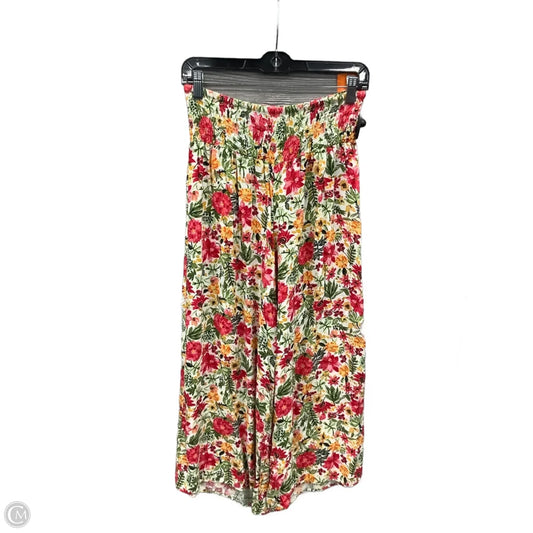 Pants Linen By Philosophy In Floral Print, Size: 8