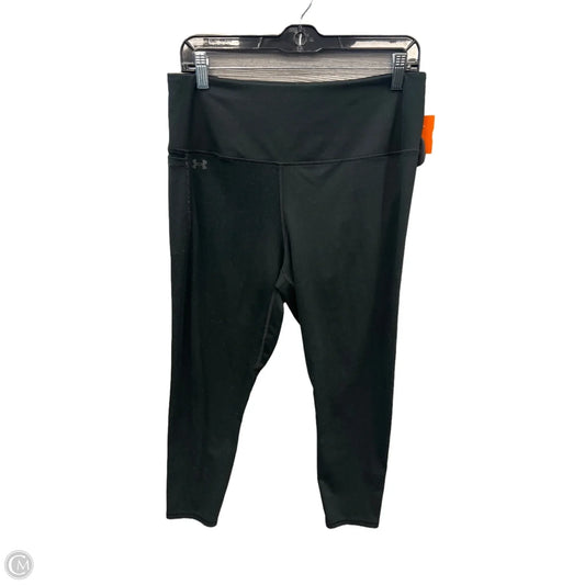 Athletic Leggings By Under Armour In Black, Size: 1x