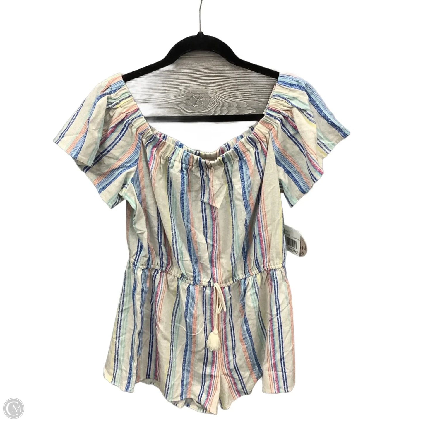 Romper By Cme In Striped Pattern, Size: Xl