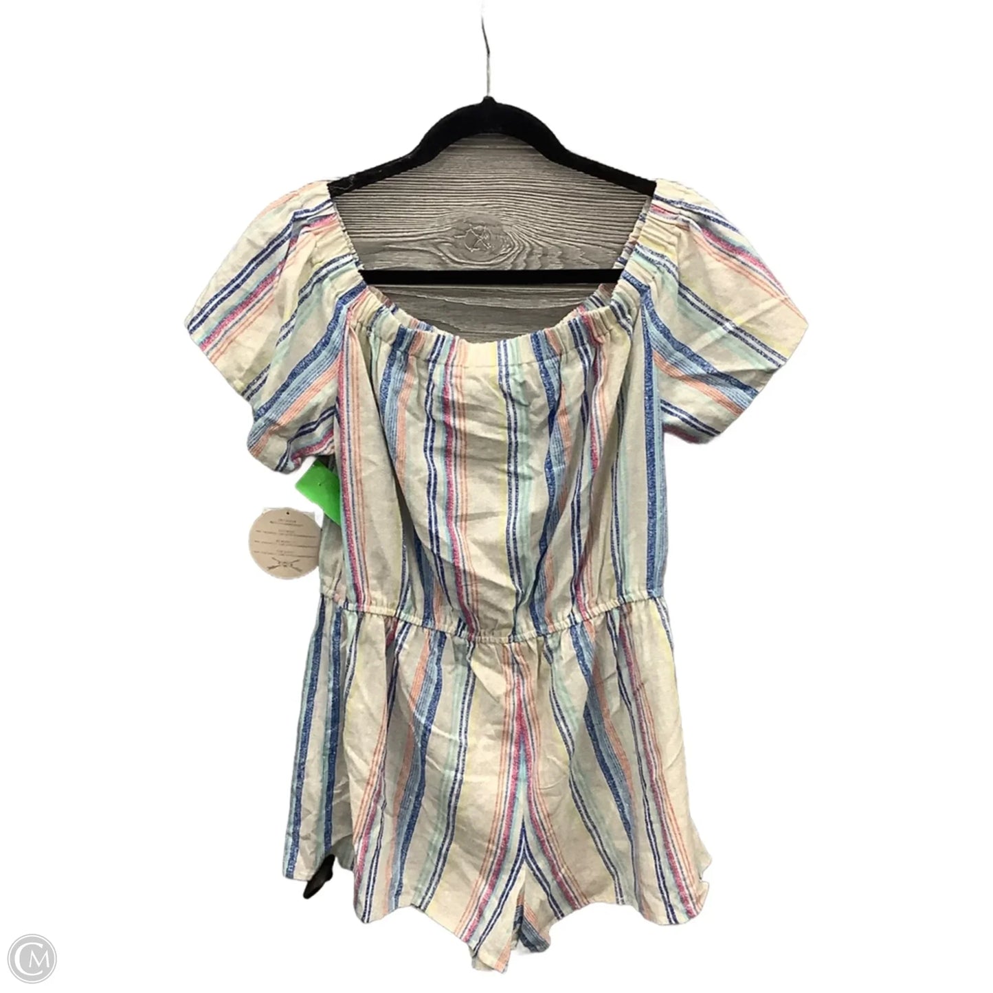 Romper By Cme In Striped Pattern, Size: Xl