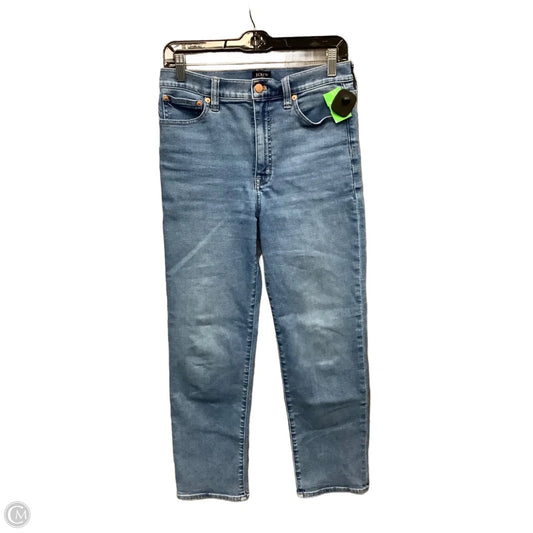 Jeans Straight By J. Crew In Blue Denim, Size: 4