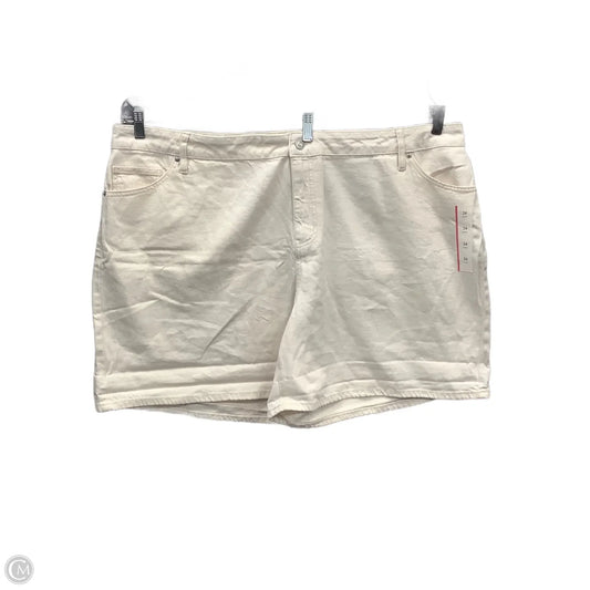 Shorts By Ava & Viv In Cream, Size: 24