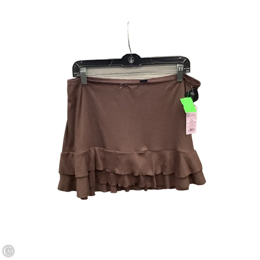 Skirt Mini & Short By Wild Fable In Brown, Size: 12