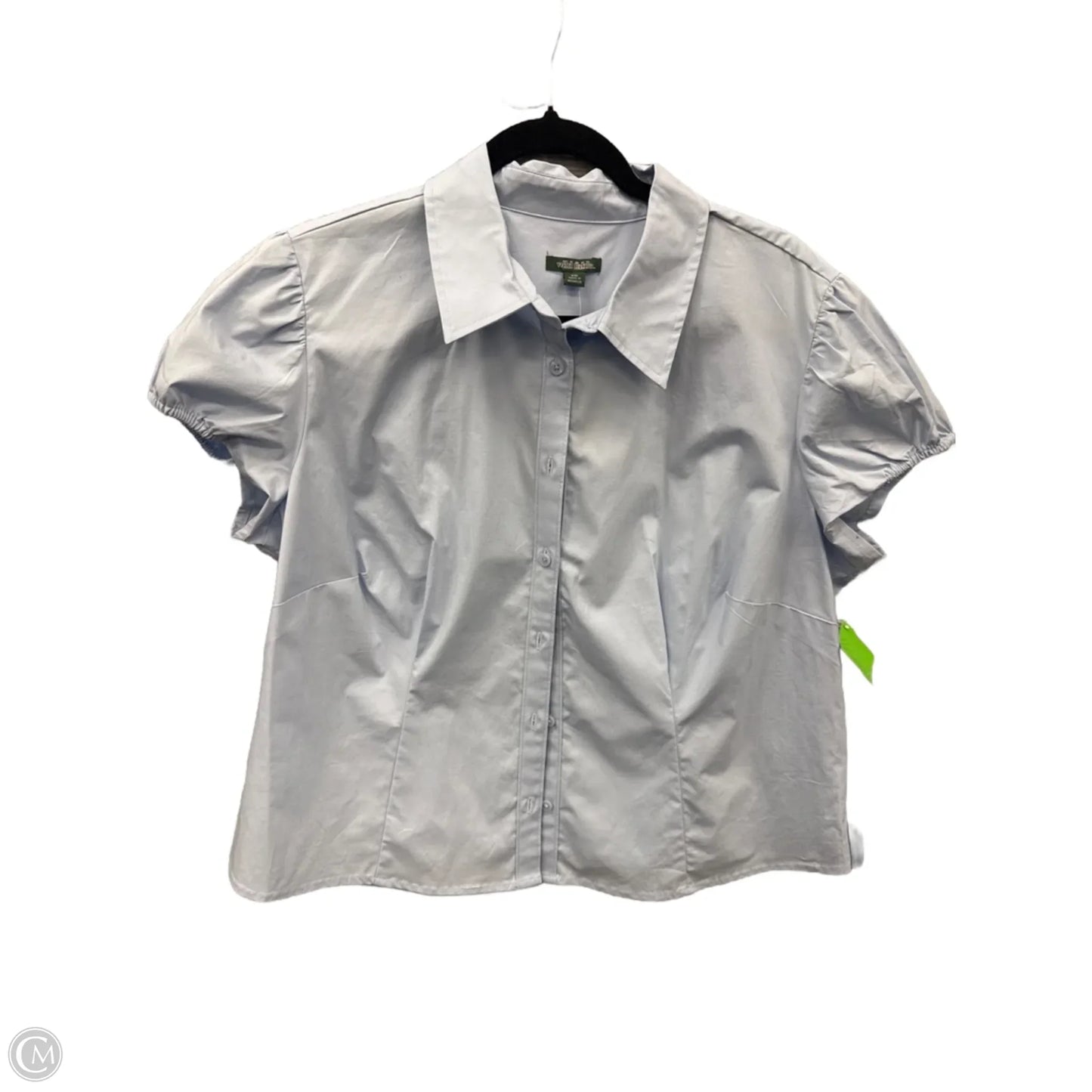 Top Short Sleeve By Wild Fable In Blue, Size: Xxl