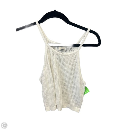 Top Sleeveless By A New Day In White, Size: M